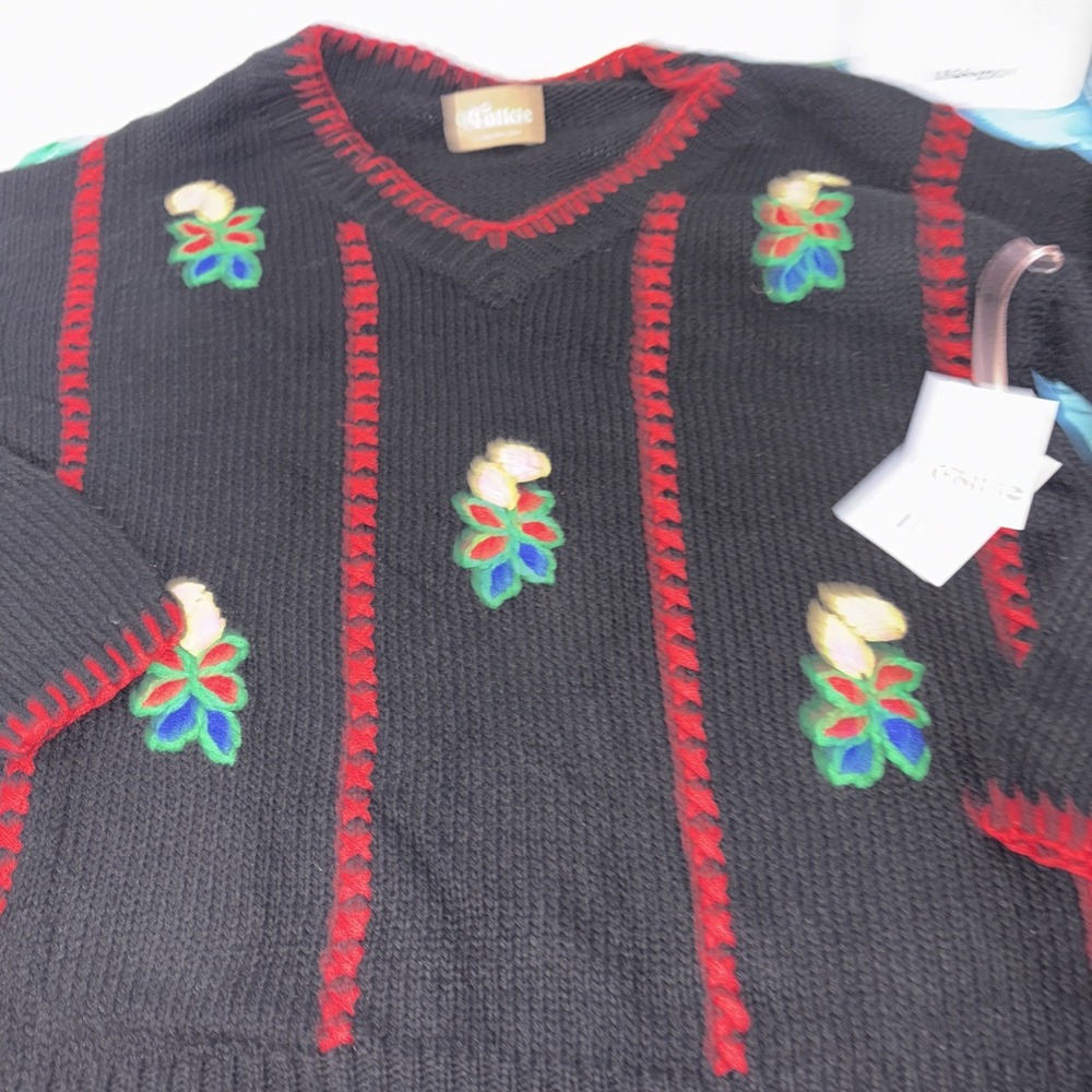 NWT RARE Folkie Cottage Core Sweater Australia $168 IS 6